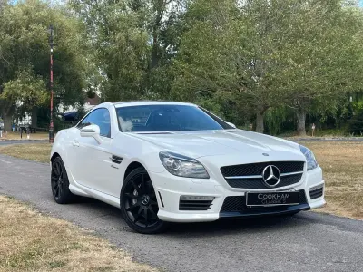 Used Mercedes SLK55 AMG AMG 2013 White Cabriolet