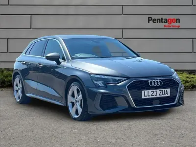 Used Audi A3 S-Line 108 HP (79 kW) 2023 Grey Sedan