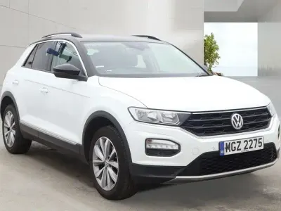 Used VW T-Roc Design 115 HP (84 kW) 2019 White SUV