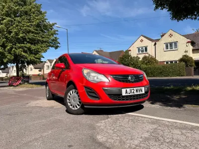 Used Vauxhall Corsa S 65 HP (47 kW) 2012 Red Hatchback