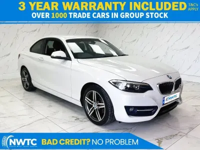 Used BMW 218 Sport Line 150 HP (110 kW) 2016 White Coupe