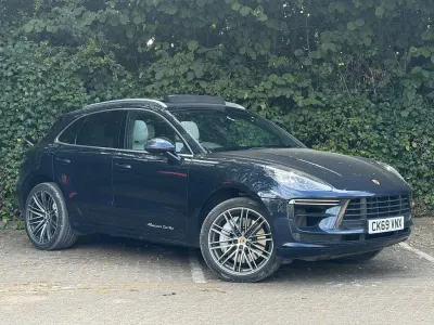 Used Porsche Macan Turbo 2019 Blue SUV