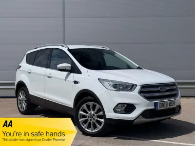 Used Ford Kuga Titanium 150 HP (110 kW) 2019 White SUV