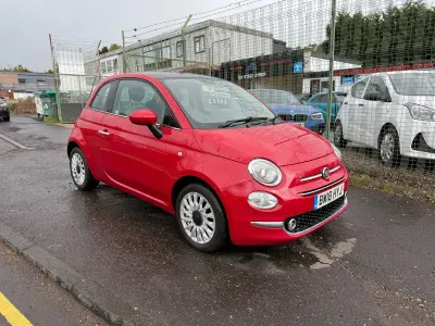 Used Fiat 500 Lounge 69 HP (50 kW) 2018 Red Hatchback