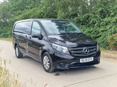 Used Mercedes Vito 114 HP (83 kW) 2019 Black Van