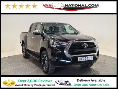 Used Toyota HiLux 205 HP (150 kW) 2022 Black Pickup