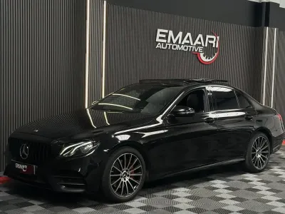 Used Mercedes E200 AMG line 150 HP (110 kW) 2017 Black Sedan
