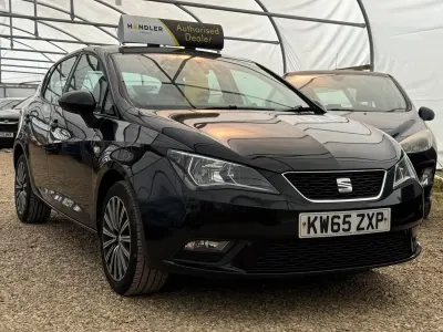 Used Seat Ibiza CONNECT 90 HP (66 kW) 2016 Black Hatchback