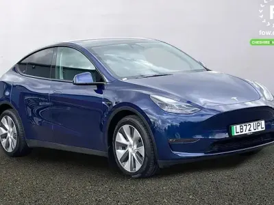 Used Tesla Model Y Long Range AWD 286 kW (389 HP) 2022 Blue SUV