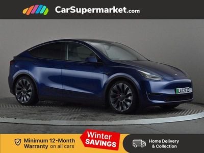 Blue Used 2023 Tesla Model Y Performance SUV | £30,697 (Fair price)