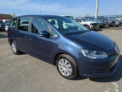 Used VW Sharan S 140 HP (102 kW) 2015 Blue MPV