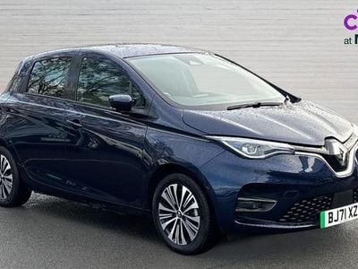 Blue Used 2021 Renault Zoe Riviera Hatchback | £11,421 (Fair price)