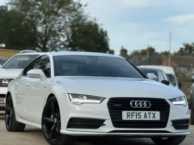Used Audi A7 Black Edition 2015 White Hatchback