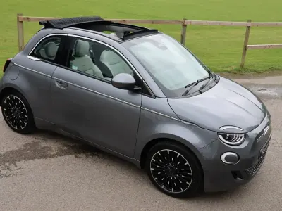 Used Fiat 500e La Prima 86 kW (118 HP) 2023 Grey Cabriolet
