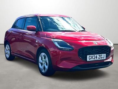 Red metallic Used 2024 Suzuki Swift Hatchback | £15,995 (Fair price)