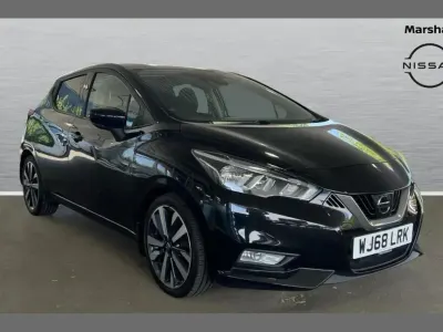 Used Nissan Micra Tekna 90 HP (66 kW) 2018 Black Hatchback