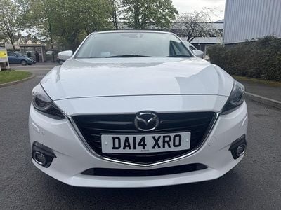 Begagnad Mazda 3 Inclusive 165 HK (121 kW) 2014 Vit Halvkombi