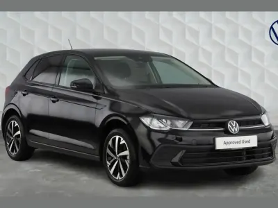Used VW Polo Match 95 HP (69 kW) 2025 Black Hatchback