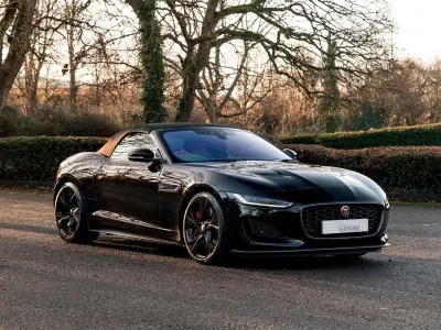Used Jaguar F-Type First Edition 450 HP (330 kW) 2021 Black Cabriolet