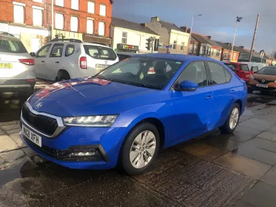 Used Skoda Octavia SE 110 HP (80 kW) 2021 Blue Hatchback