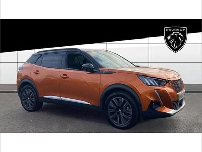 Used Peugeot e-2008 Premium 100 kW (136 HP) 2022 Orange SUV
