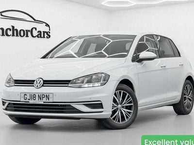 Used VW Golf VII SE 110 HP (80 kW) 2018 White Hatchback