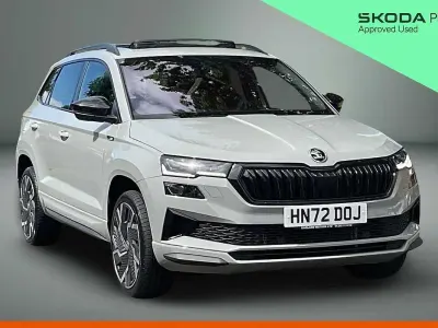 Used Skoda Karoq SportLine 150 HP (110 kW) 2022 Meteor grey SUV