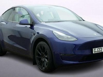 Used Tesla Model Y Long Range AWD 282 kW (384 HP) 2022 Blue SUV