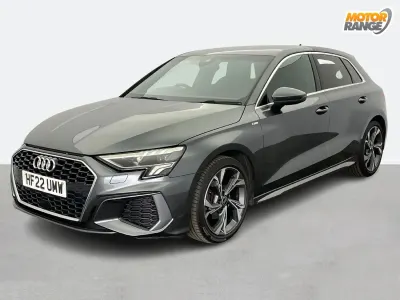 Used Audi A3 S-Line 150 HP (110 kW) 2022 Grey Sedan