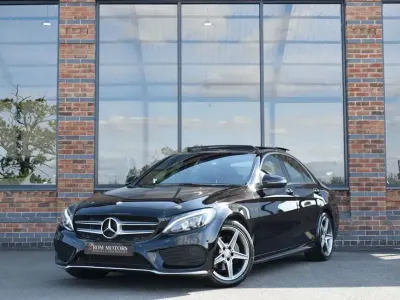 Used Mercedes C220 AMG line 2016 Black Sedan