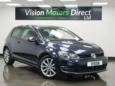 Used VW Golf VII GT 150 HP (110 kW) 2015 Blue Hatchback