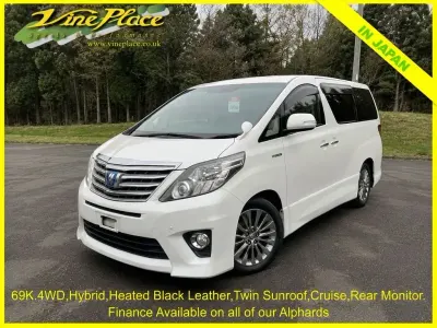 Usado Toyota Alphard Executive 2013 Blanco Monovolumen