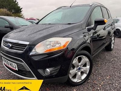 Käytetty Ford Kuga Zetec 136 HP (100 kW) 2009 Musta Katumaasturi
