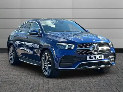 Used Mercedes GLE400 AMG Line Premium Plus 330 HP (242 kW) 2021 Blue SUV