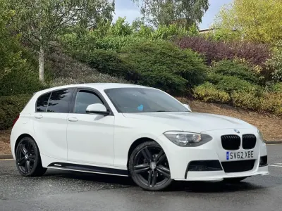 Begagnad BMW 116 M Sport 2012 Vit Halvkombi