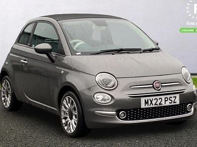 Grey Used 2022 Fiat 500C Dolcevita Cabriolet | £11,699 (Fair price)