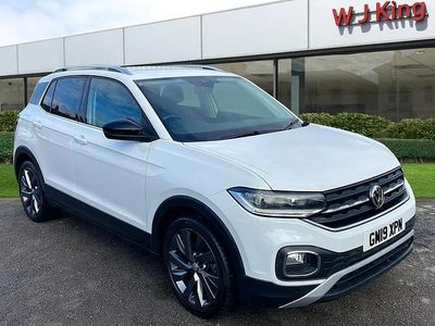 Used VW T-Cross Edition 115 HP (84 kW) 2019 White SUV