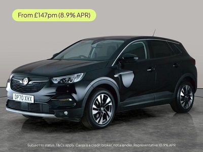 Used Vauxhall Grandland X S 130 HP (95 kW) 2020 Black SUV