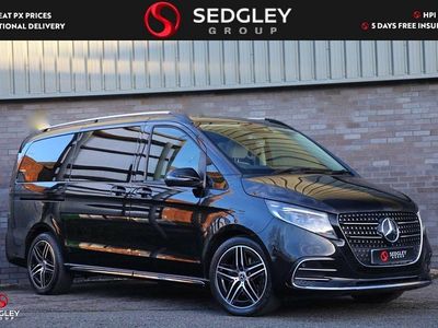 Black Used 2020 Mercedes V300 AMG line MPV | £44,995 (Expensive)