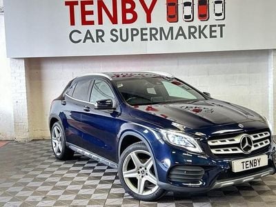 Used Mercedes GLA200 AMG line 156 HP (114 kW) 2018 Blue SUV