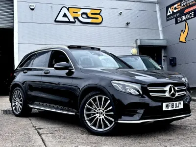 Used Mercedes GLC250 AMG line 211 HP (155 kW) 2018 Black SUV