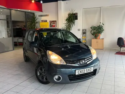 Used Nissan Note Acenta 110 HP (80 kW) 2012 Blue Hatchback