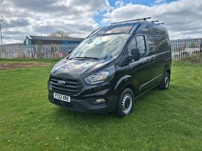 Used Ford Transit Custom 105 HP (77 kW) 2022 Black Van