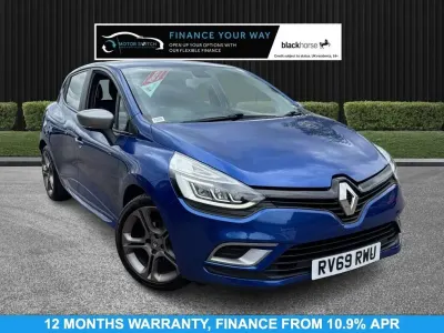 Usado Renault Clio IV GT-Line 90 HP (66 kW) 2019 Azul Citadino