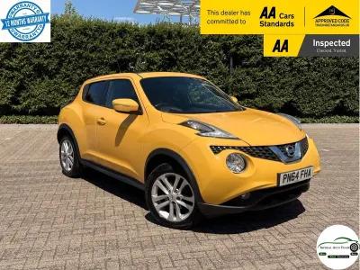 Used Nissan Juke Acenta Premium 115 HP (84 kW) 2014 Yellow SUV
