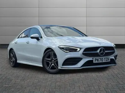 Used Mercedes CLA180 AMG Line Premium Plus 134 HP (98 kW) 2020 White Coupe
