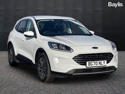 Used Ford Kuga Titanium 150 HP (110 kW) 2020 White SUV