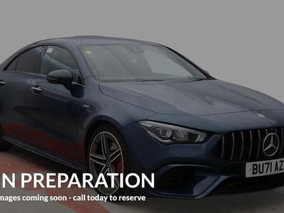 Used Mercedes CLA45 AMG AMG 421 HP (309 kW) 2021 Blue Sedan