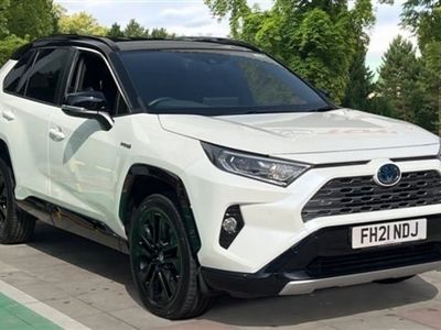 Used Toyota RAV4 Hybrid 219 HP (161 kW) 2021 White pearl bitone SUV