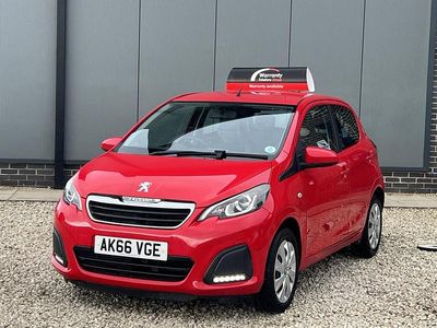 Used Peugeot 108 Active 68 HP (50 kW) 2017 Red Hatchback